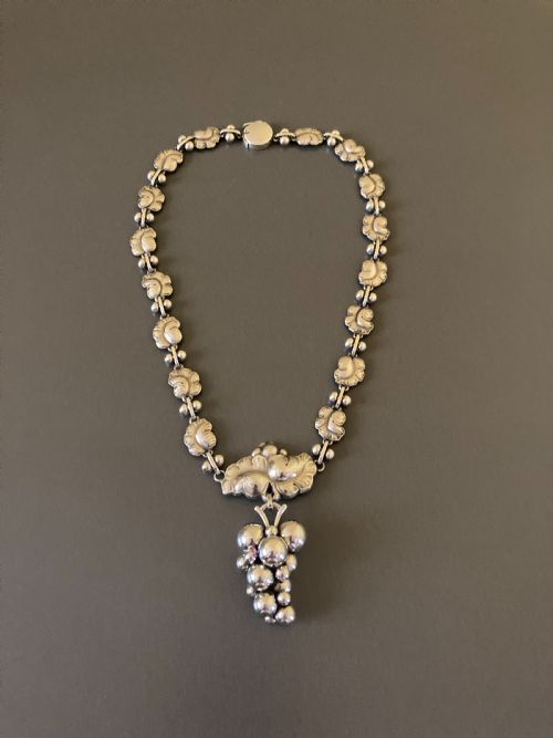 GEORG JENSEN DANISH SILVER NECKLACE NO 96 - ADDITIONAL PHOTO 3