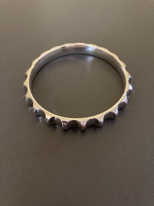 georg jensen danish silver bangle by nanna ditzel - CATEGORY: ANTIQUE JEWELLERY - DATED 1960