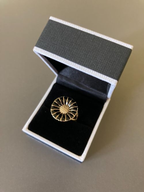 GEORG JENSEN DANISH SILVER DAISY RING - ADDITIONAL PHOTO 3