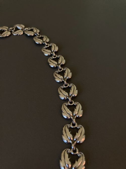 DANISH SILVER NECKLACE 1950S - ADDITIONAL PHOTO 1