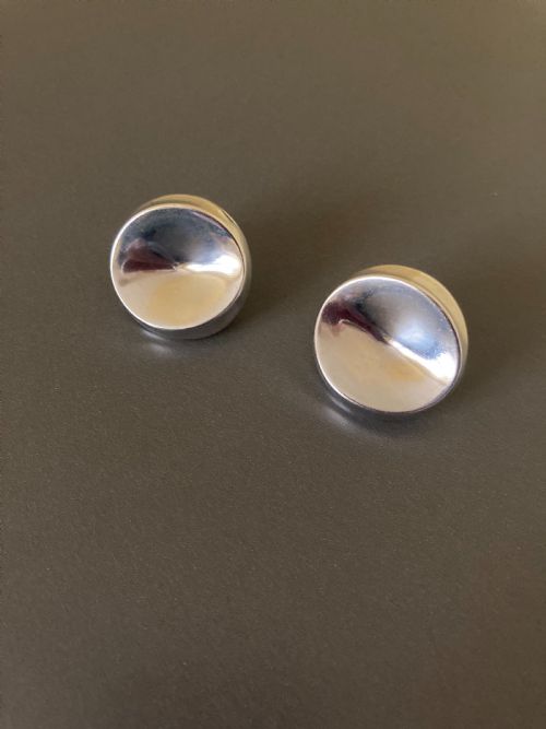 georg jensen danish silver earrings by nanna ditzel - CATEGORY: ANTIQUE JEWELLERY - DATED 1960
