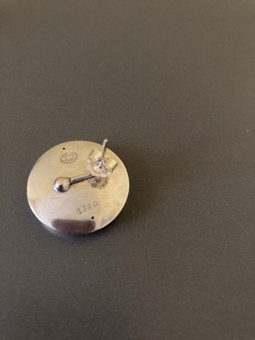 GEORG JENSEN DANISH SILVER EARRINGS BY NANNA DITZEL - ADDITIONAL PHOTO 4