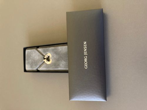 GEORG JENSEN DANISH SILVER PENDANT LOVEBIRDS - ADDITIONAL PHOTO 3