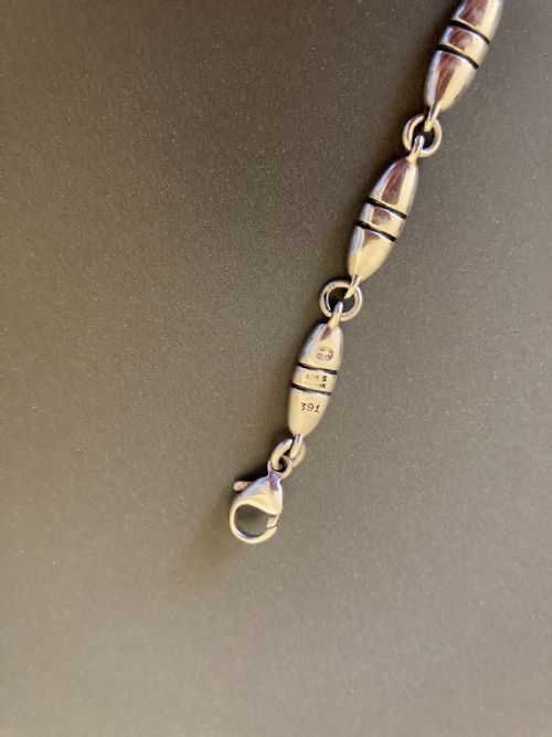 GEORG JENSEN DANISH SILVER BRACELET 1960S - ADDITIONAL PHOTO 2