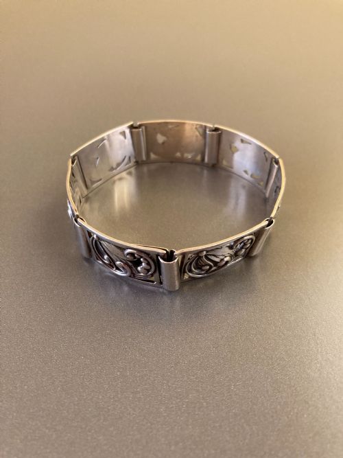 DANISH SILVER BRACELET 1950S - ADDITIONAL PHOTO 2