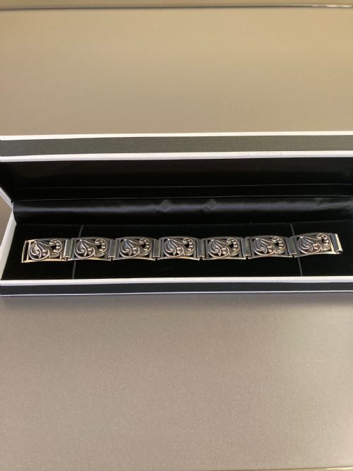 DANISH SILVER BRACELET 1950S - ADDITIONAL PHOTO 4