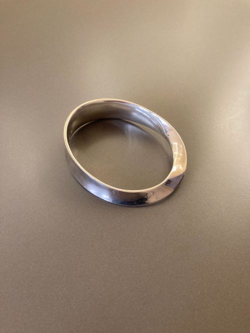 GEORG JENSEN DANISH SILVER MOEBIUS BANGLE - ADDITIONAL PHOTO 1
