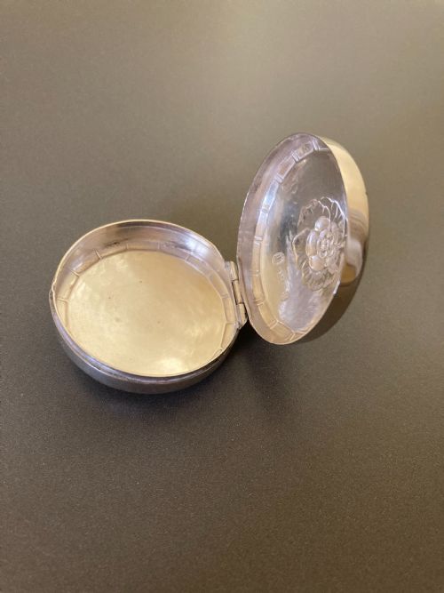 GEORG JENSEN DANISH SILVER PILLBOX - ADDITIONAL PHOTO 3