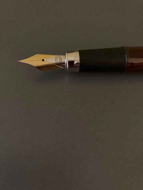 GEORG JENSEN DANISH SILVER AND ENAMEL FOUNTAIN PEN - ADDITIONAL PHOTO 3