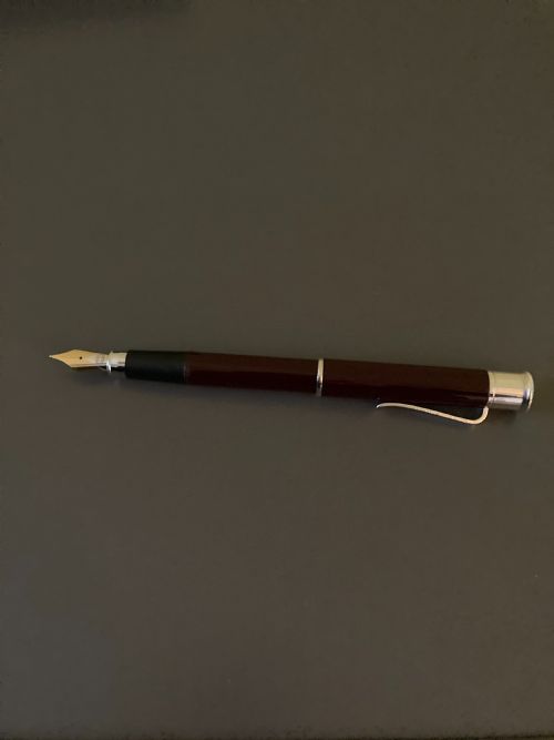 GEORG JENSEN DANISH SILVER AND ENAMEL FOUNTAIN PEN - ADDITIONAL PHOTO 5