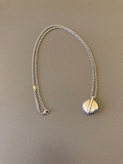 georg jensen danish silver pendant - CATEGORY: ANTIQUE JEWELLERY - DATED 1960