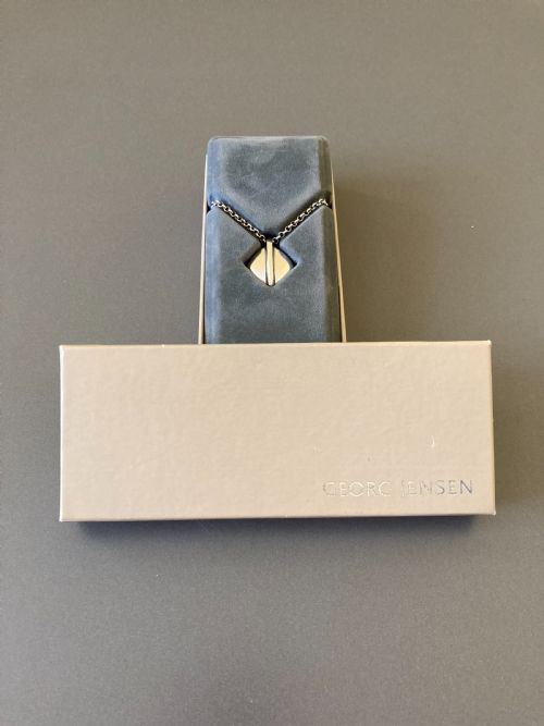 GEORG JENSEN DANISH SILVER PENDANT - ADDITIONAL PHOTO 4