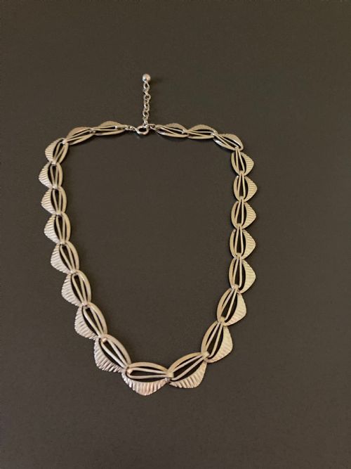 DANISH SILVER NECKLACE 1950S - ADDITIONAL PHOTO 3