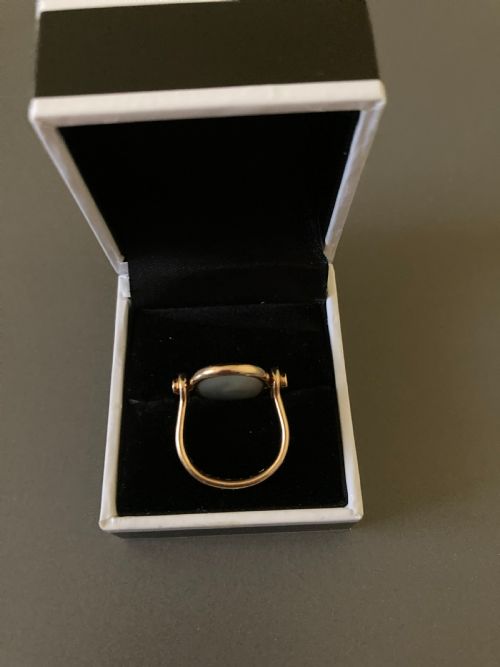 GEORG JENSEN 18CT GOLD RING 1960S - ADDITIONAL PHOTO 6