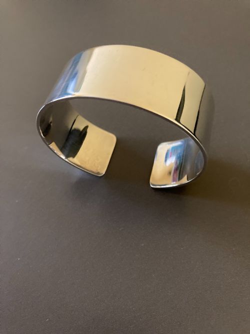 DANISH SILVER BANGLE 1960S - ADDITIONAL PHOTO 2