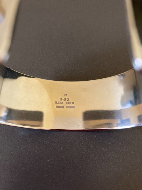 DANISH SILVER BANGLE 1960S - ADDITIONAL PHOTO 4