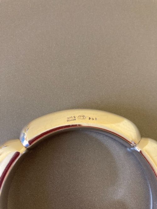 GEORG JENSEN DANISH SILVER BANGLE NO 253 1960S - ADDITIONAL PHOTO 3