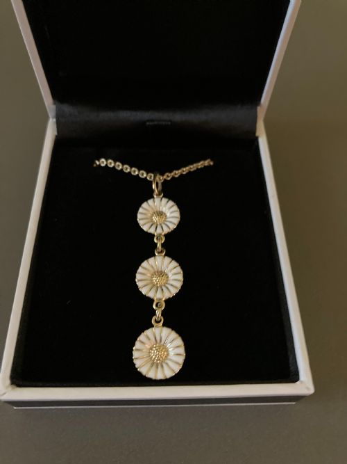 GEORG JENSEN DANISH DAISY PENDANT - ADDITIONAL PHOTO 1