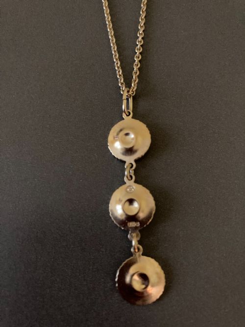 GEORG JENSEN DANISH DAISY PENDANT - ADDITIONAL PHOTO 4