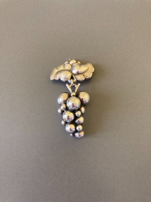 GEORG JENSEN DANISH SILVER BROOCH NO 217 - ADDITIONAL PHOTO 1