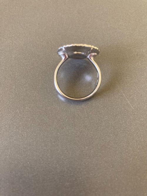 GEORG JENSEN DANISH SILVER DAISY RING - ADDITIONAL PHOTO 2