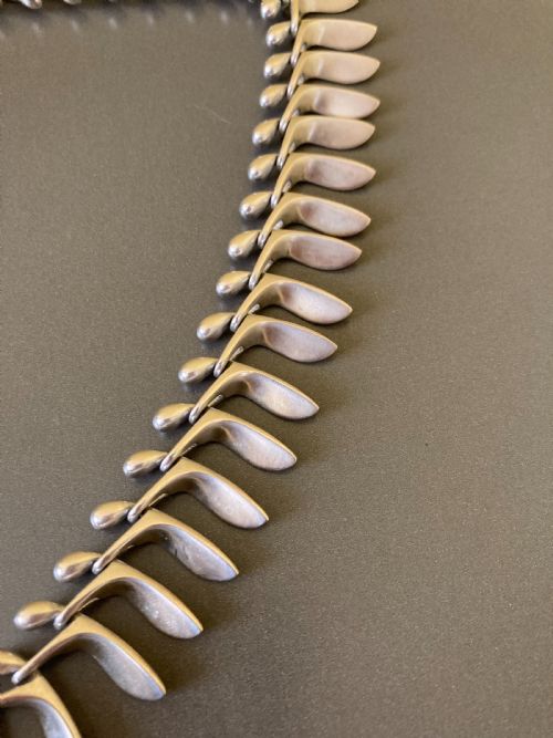 GEORG JENSEN DANISH SILVER NECKLACE BY BENT GABRIELSEN - ADDITIONAL PHOTO 1