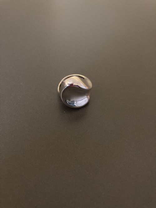 DANISH SILVER RING 1960S BY RANDERS SILVER - ADDITIONAL PHOTO 3