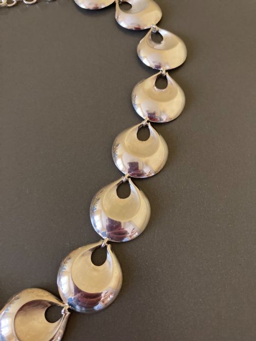 DANISH SILVER NECKLACE BY RANDERS SILVER - ADDITIONAL PHOTO 1