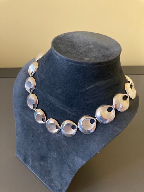DANISH SILVER NECKLACE BY RANDERS SILVER - ADDITIONAL PHOTO 2