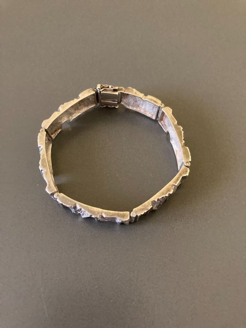DANISH SILVER BRACELET BY VOLMER BAHNER - ADDITIONAL PHOTO 2