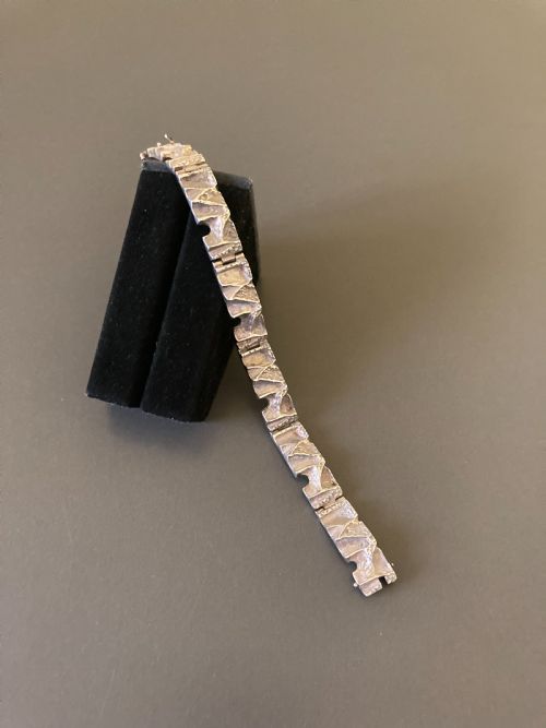 DANISH SILVER BRACELET BY VOLMER BAHNER - ADDITIONAL PHOTO 3