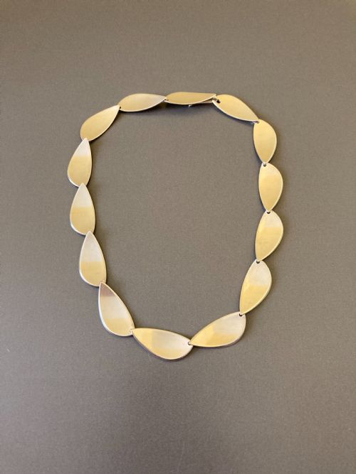 hans hansen danish silver necklace no 318 - CATEGORY: ANTIQUE JEWELLERY - DATED 1960