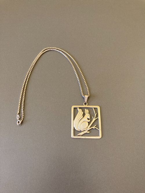 DANISH SILVER PENDANT 1920S - ADDITIONAL PHOTO 1