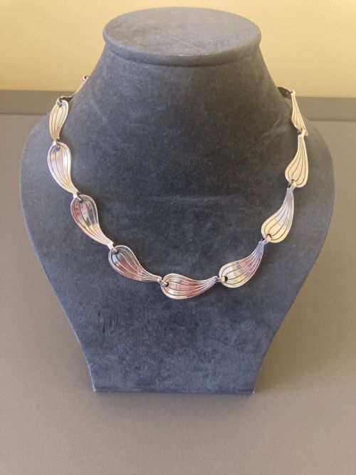 DANISH SILVER NECKLACE BY HERMANN SIERSBOL - ADDITIONAL PHOTO 2