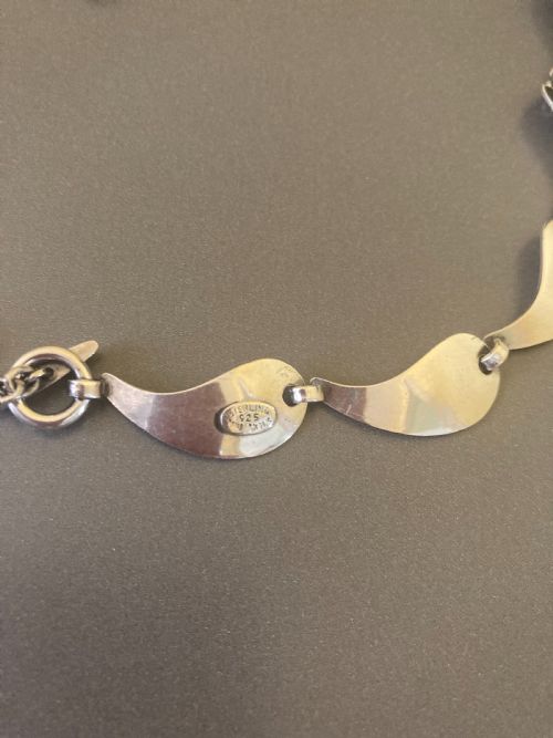 DANISH SILVER NECKLACE BY HERMANN SIERSBOL - ADDITIONAL PHOTO 4