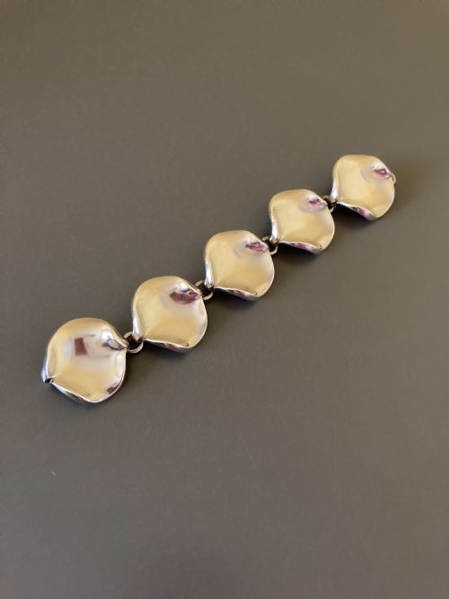 georg jensen danish silver bracelet 1960s - CATEGORY: ANTIQUE JEWELLERY - DATED 1960