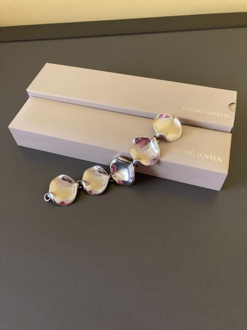 GEORG JENSEN DANISH SILVER BRACELET 1960S - ADDITIONAL PHOTO 3