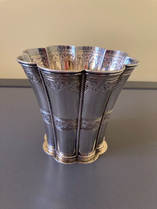 danish silver margrethe cup by anton michelsen - CATEGORY: ANTIQUE SILVER - DATED 1940