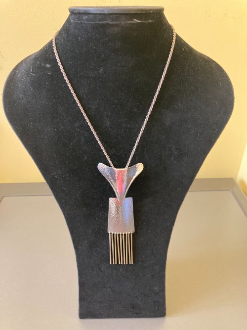DANISH SILVER PENDANTBY HERMANN SIERSBOL 1960S - ADDITIONAL PHOTO 1