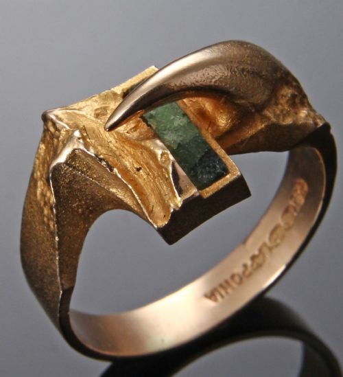 Lapponia 14ct Gold Ring with Zoisite.