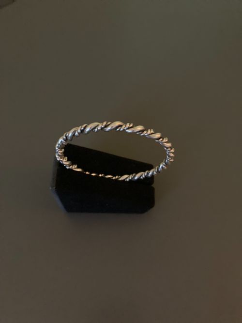 DANISH SILVER BANGLE 1950S - ADDITIONAL PHOTO 2