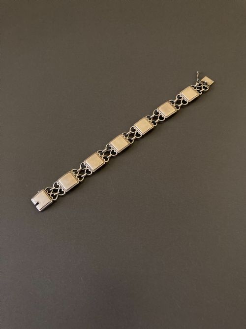 georg jensen danish silver bracelet no 70 - CATEGORY: ANTIQUE JEWELLERY - DATED 1950