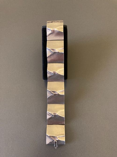 LAPPONIA FINNISH SILVER BRACELET BY BJORN WECKSTROM - ADDITIONAL PHOTO 2