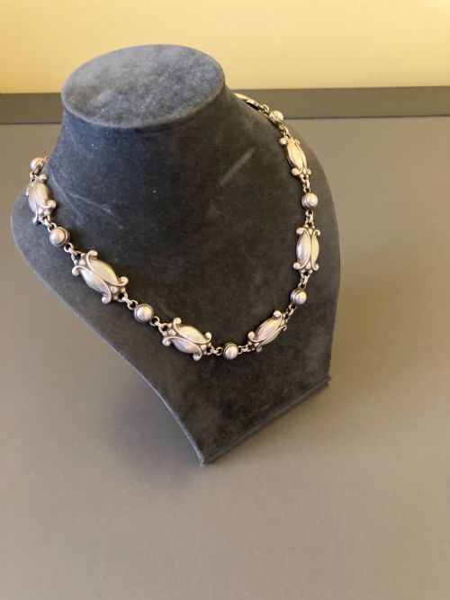 GEORG JENSEN DANISH SILVER NECKLACE NO 15 - ADDITIONAL PHOTO 1