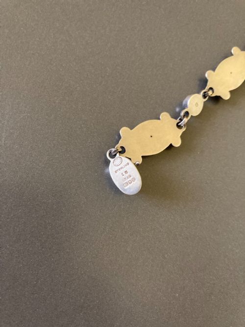GEORG JENSEN DANISH SILVER NECKLACE NO 15 - ADDITIONAL PHOTO 4