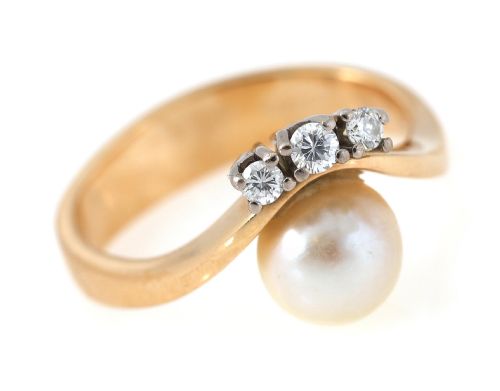georg jensen 18ct gold ring - CATEGORY: ANTIQUE JEWELLERY - DATED 1940