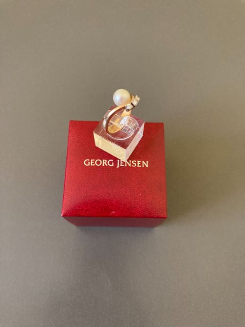 GEORG JENSEN 18CT GOLD RING - ADDITIONAL PHOTO 6