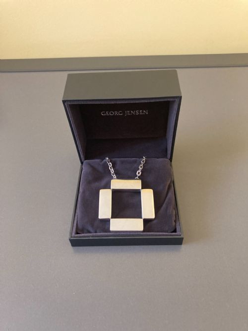 GEORG JENSEN DANISH SILVER PENDANT NO 379 - ADDITIONAL PHOTO 4