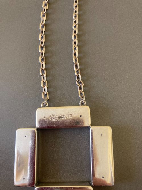 GEORG JENSEN DANISH SILVER PENDANT NO 379 - ADDITIONAL PHOTO 6
