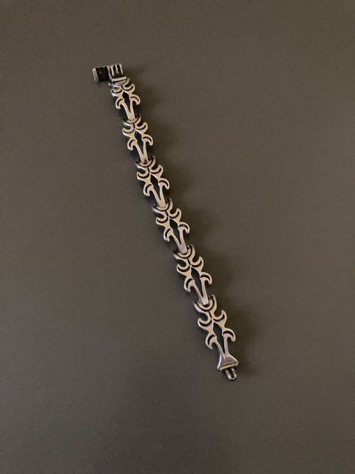 mexican silver bracelet 1960s - CATEGORY: ANTIQUE JEWELLERY - DATED 1960